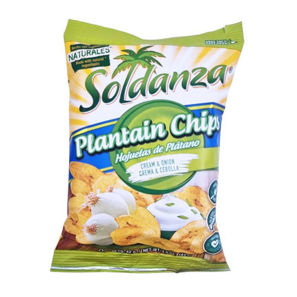 Soldanza Plantain Chips Sour Cream & Onion 42g