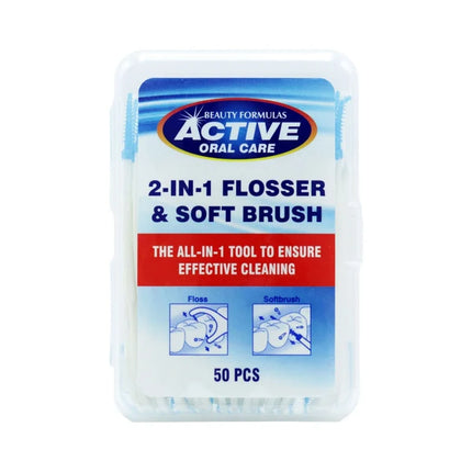 Active 2-In-1 Flosser & Soft Brush 50's