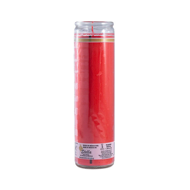 Stella Red Candle 8"