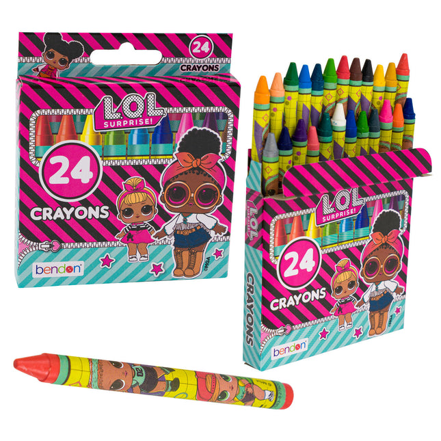 L.O.L Suprise Crayons 24pk