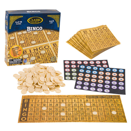 Classic Games Bingo Ages 8 & UP