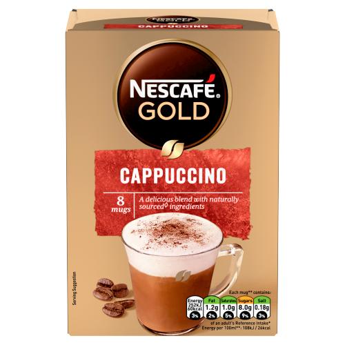 Nescafe  Gold Cappuccino 8Pk (Single)
