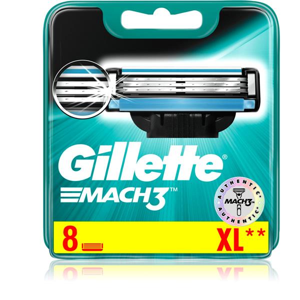 Gillette Mach 3Razors 8's