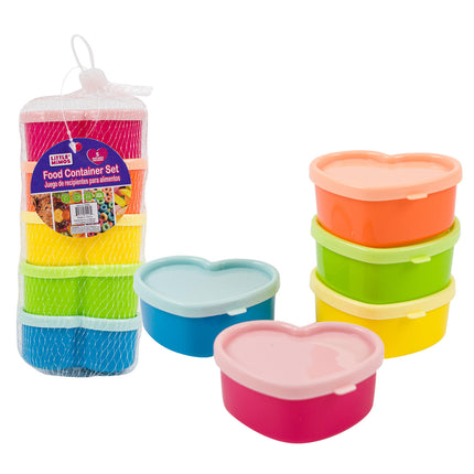 Little Mimos Food Container Set 5pc Heart Shape