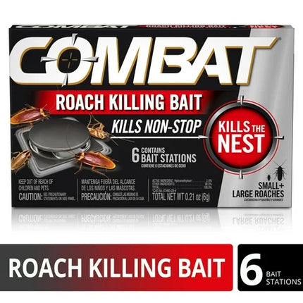 Combat Roach Killing Bait 6pk