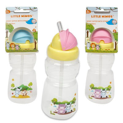 Little Mimos Sport Sipper with Straw 8oz