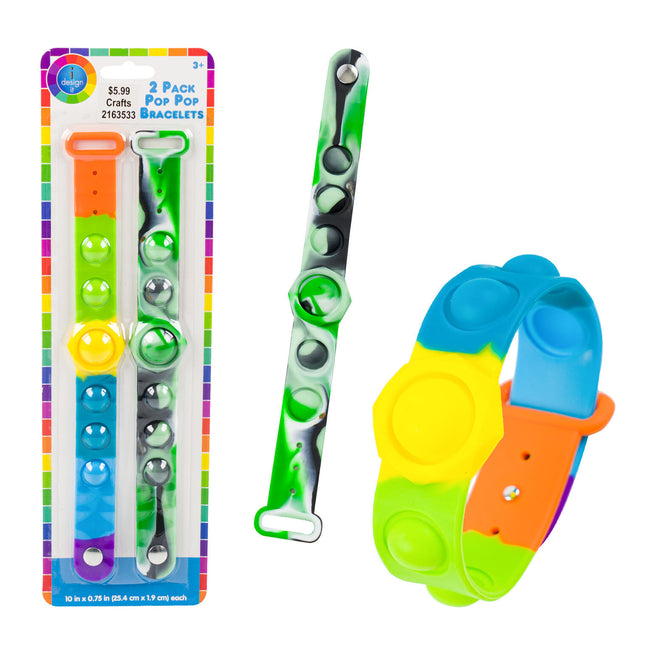 Boys Pop Pop Bracelet Set 2pk