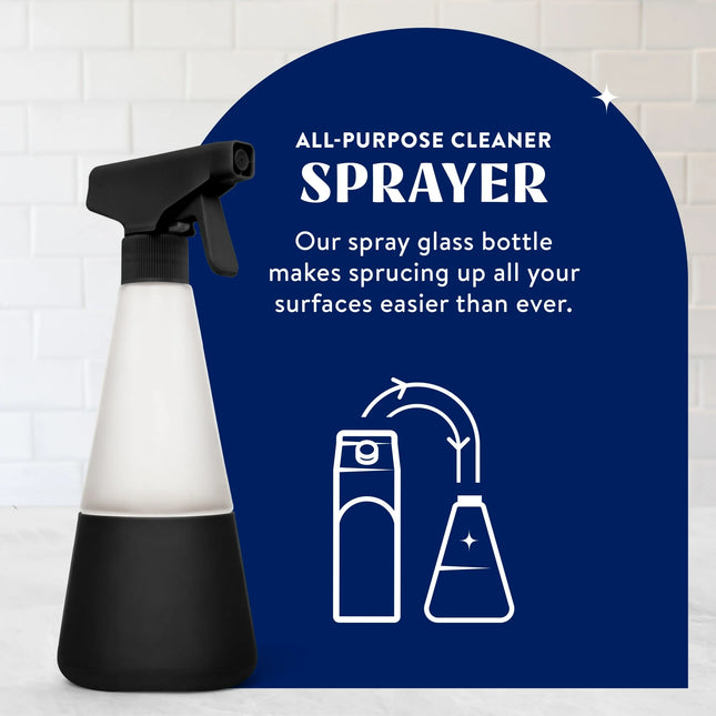 Clean Cult All Purpose Cleaner Spray Bottle Blk 16oz