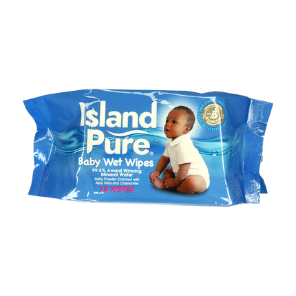 Island Pure Baby Wipes 72's