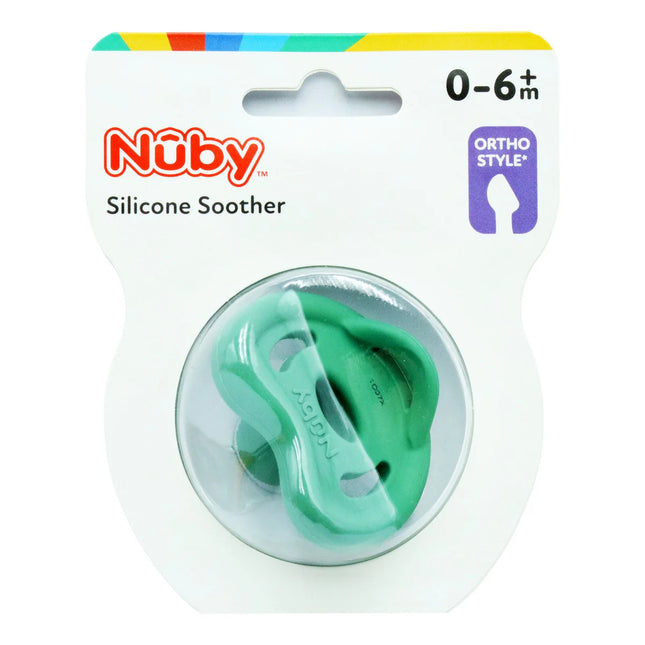 Nuby Soother Silicone 0-6+ Months