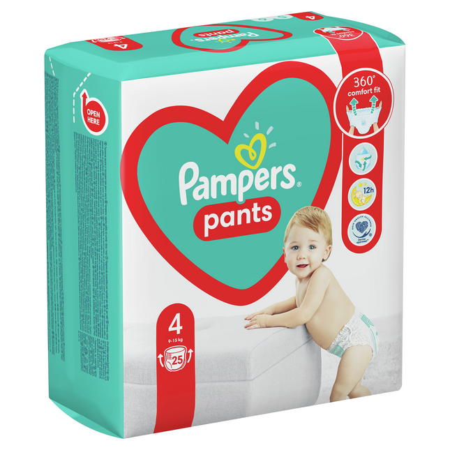 Pampers Pants Size 4 25's