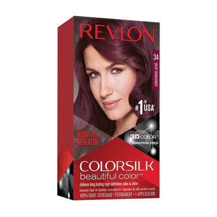 Colorsilk Haircolor Deep Burgundy #34 (24)