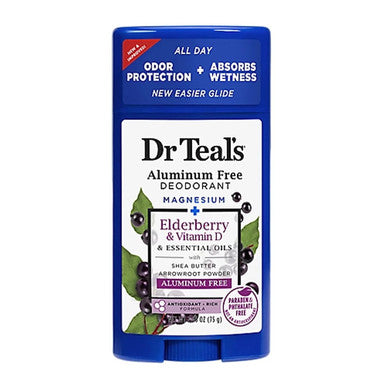 Dr.Teal's Deodorant Elderberry & Vitamin D 2.65oz