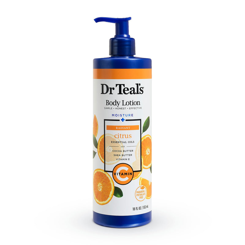 Dr.Teal's Lotion Citrus & Vitamin C 18oz