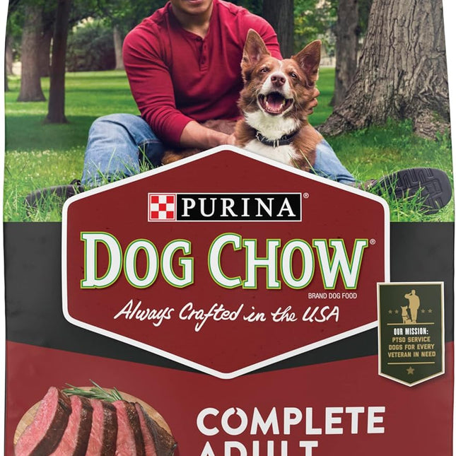 Purina Dog Chow Complete Adult Dog Food Beef 48lb
