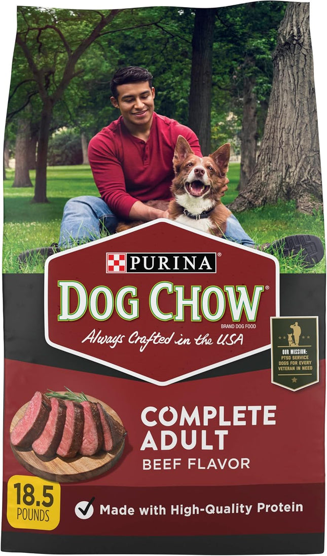 Purina Dog Chow Complete Adult Dry Dog Food  Beef 6lbs
