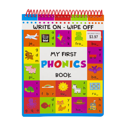 Write On-Wipe Off Phonics Book