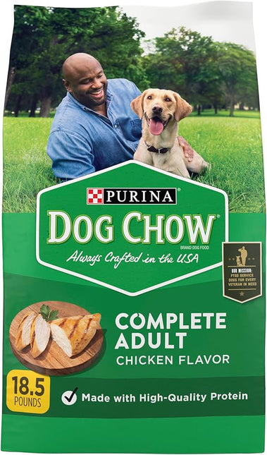 Purina Dog Chow Complete Adult Dog Food  Chicken Flavour 48lb
