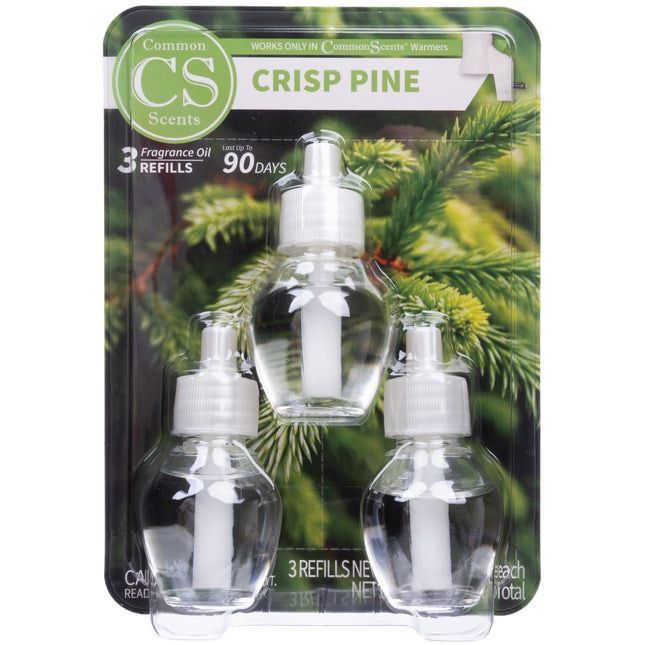 Common Scents Oil Refills Crisp Pine 3pk