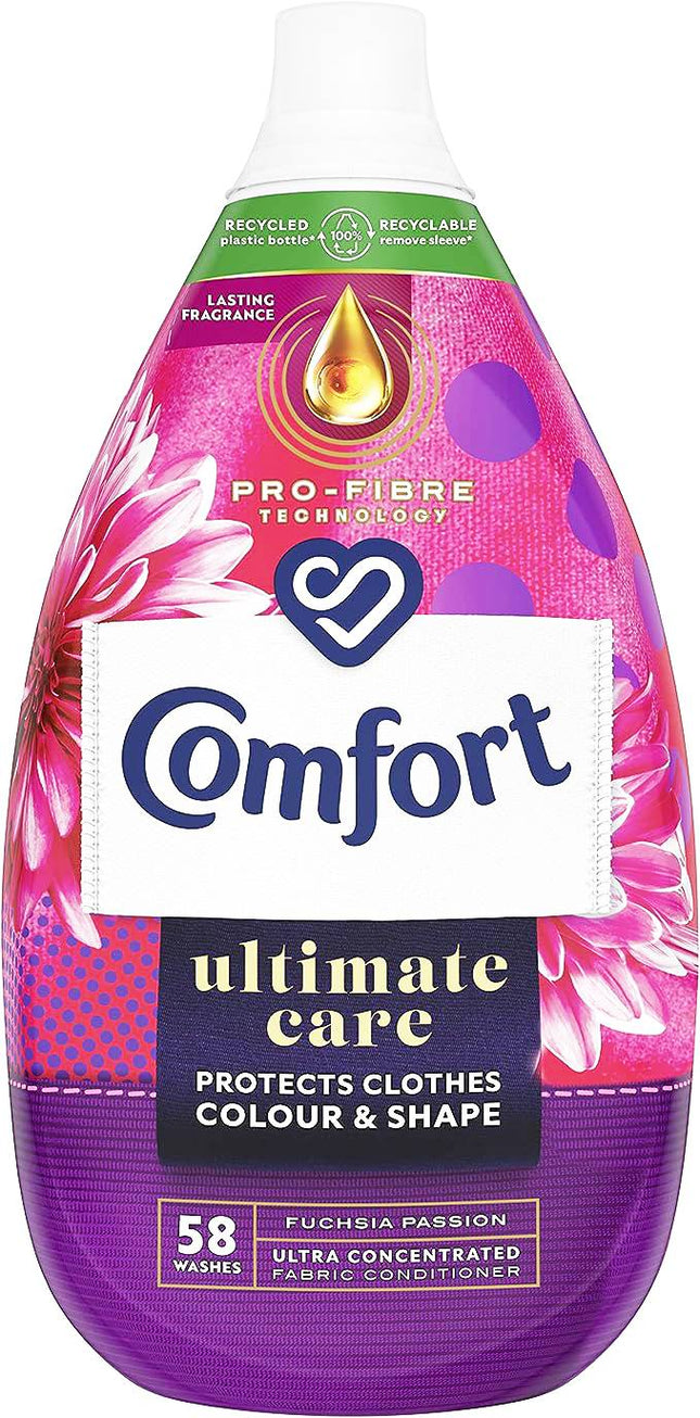 Comfort Fabric Softener Ultra Conc Fuchsia Passion 870ml