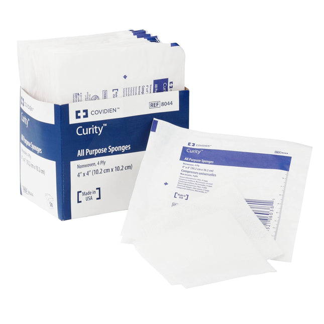 Curity 4x4 inch All Purpose Sponge Gauze 4ply Sterile