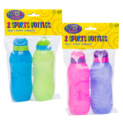 Kool Kids Sports Bottle 10oz 2pk