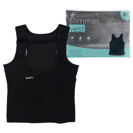 Swiftfit Slimming Vest Women Black XL