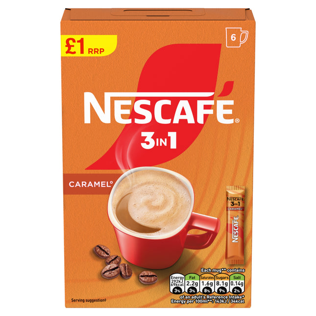 Nescafe 3-In-1 Caramel Sachet 16g