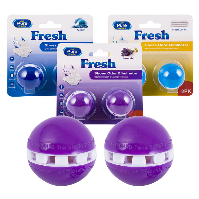 All Pure Shoe Odor Deodorant 2pk