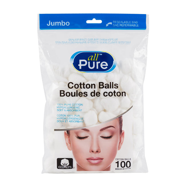 All Pure Cotton Balls 100's