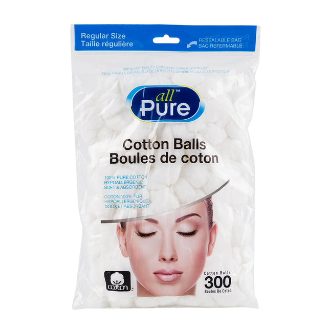 All Pure Cotton Balls 300's