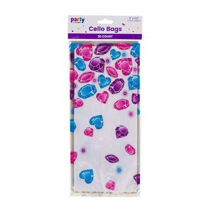 Cello Party Bags Metallic 20's