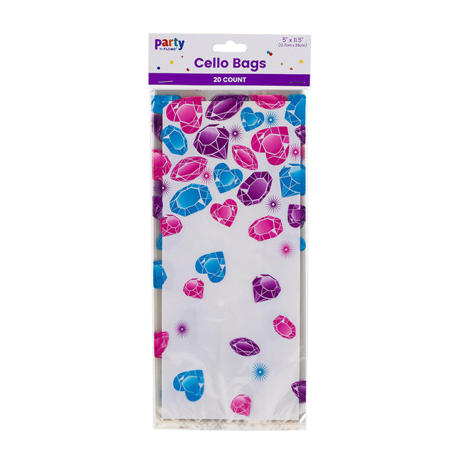 Cello Party Bags Metallic 20's