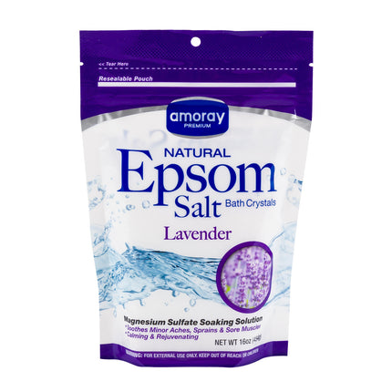 Amoray Epsom Salts Lavender 16oz