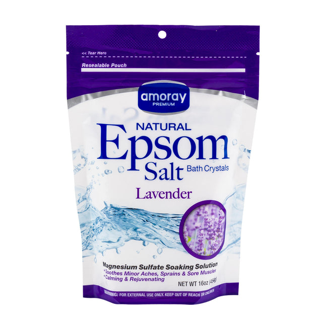 Amoray Epsom Salts Lavender 16oz