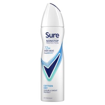 Sure Spray A/P 72hr Motion Sense Cotton Dry 150ml