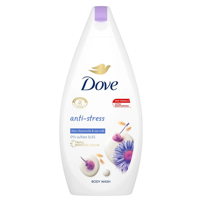 Dove Body Wash 450ml Anti-Stress Blue Chamomile & Oat Milk