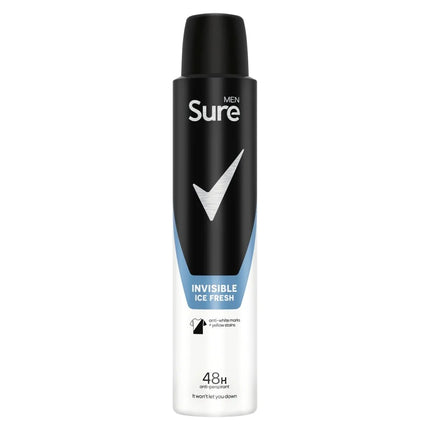 Sure For Men Invisible Ice Fresh 48H 200ml