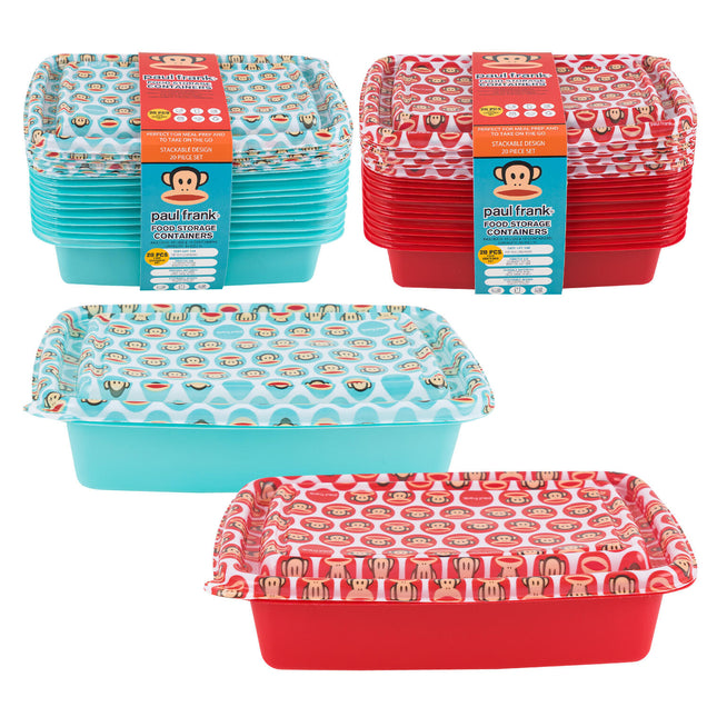Food Container Set 20pc 34oz