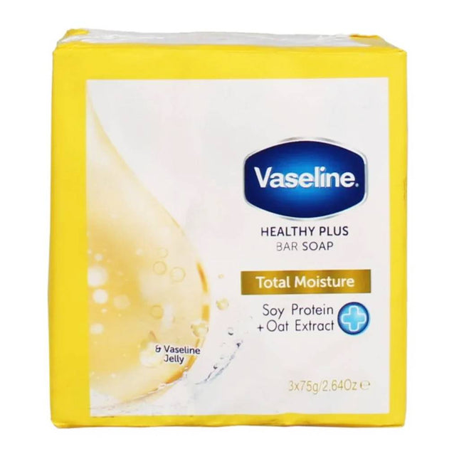 Vaseline Total Moisture Bar Soap 3x75g