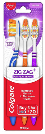 Colgate Zigzag Medium 3pk