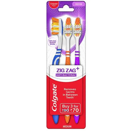 Colgate Toothbrush Zig Zag 3pk