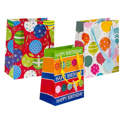 Gift Bag Birthday Small Asst #89700