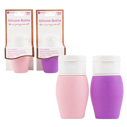 TRAVAL BOTTLE SILICON 1.5 OZ