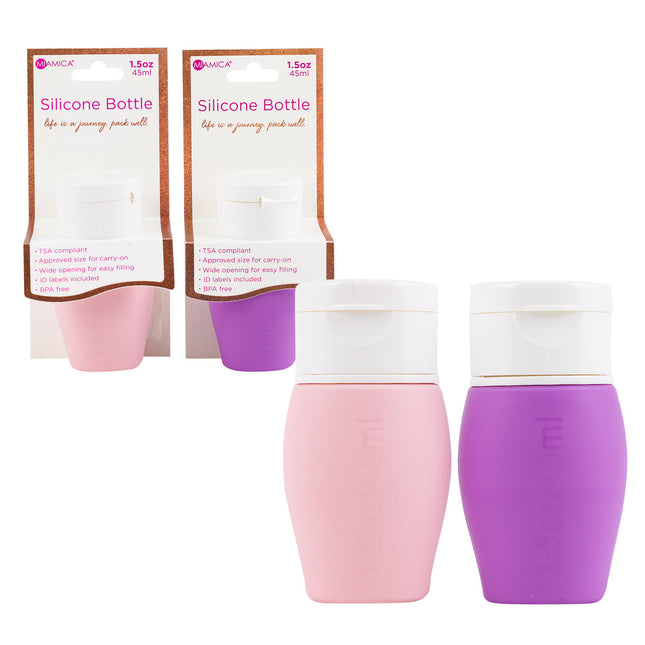 TRAVAL BOTTLE SILICON 1.5 OZ