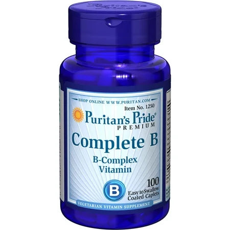 Puritan's Pride Complete B - Complex Vitamin Caplets 100's