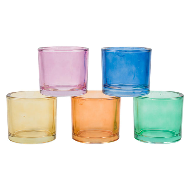CANDLE HOLDER 3.3H GLASS