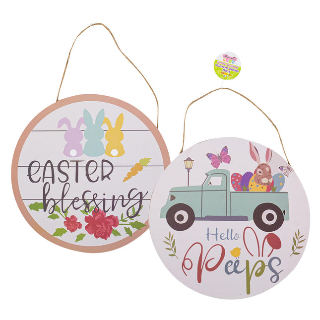 Easte Hanging Decor 12" Easter Blessing