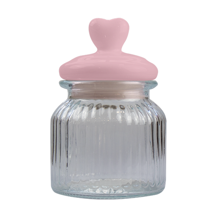 Mother's Day Heart Lid Glass Jar