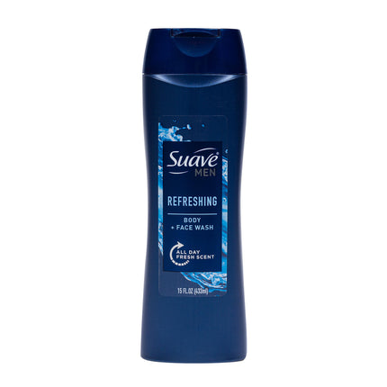 Suave Men Body +Face Wash 15oz
